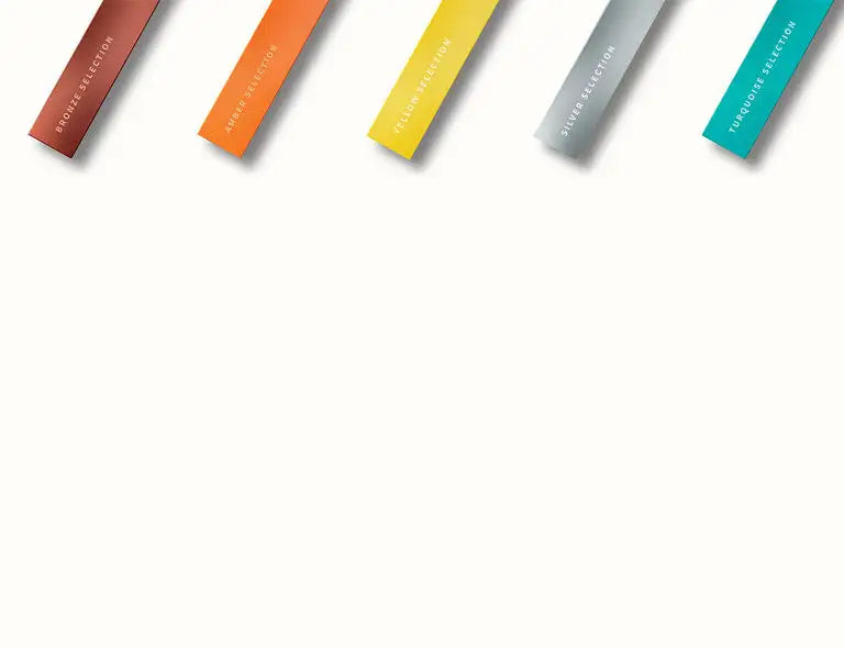 5-color pencil set with vibrant hues and sleek design.